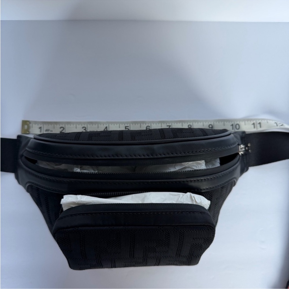 Fendi Black Belt Bag with Red Accent - Picture 5 of 15